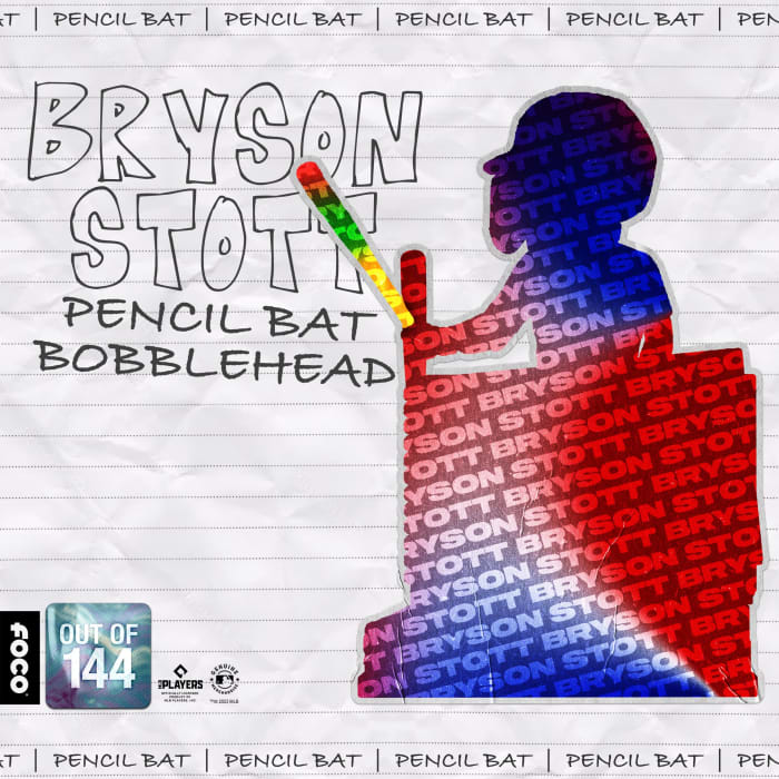 Bryson Stott Philadelphia Phillies Special Bat Bobblehead